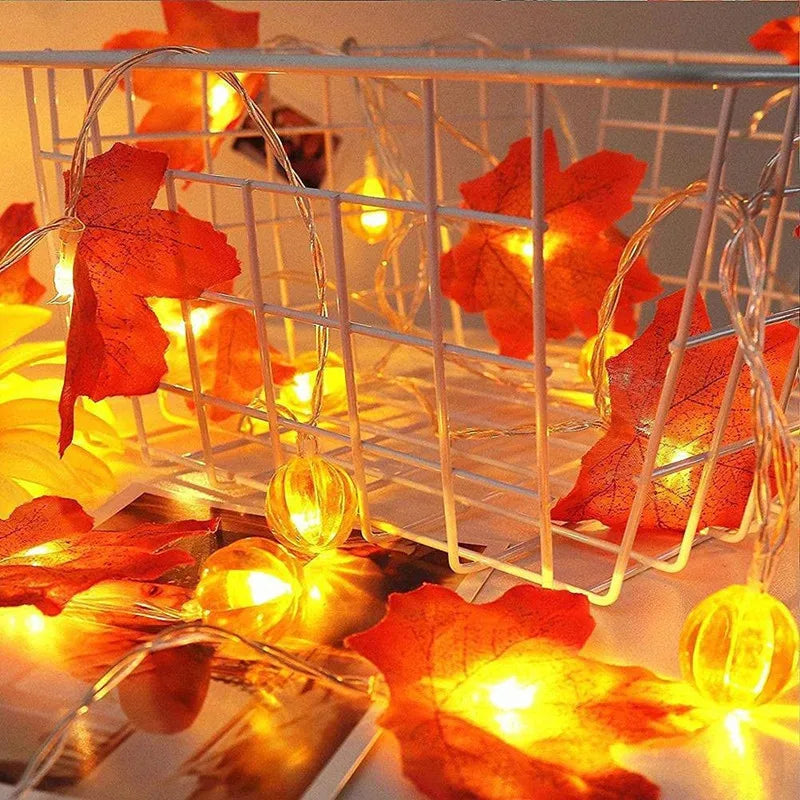 Halloween Pumpkin Fairy Lights 3M 20 LED – image 2