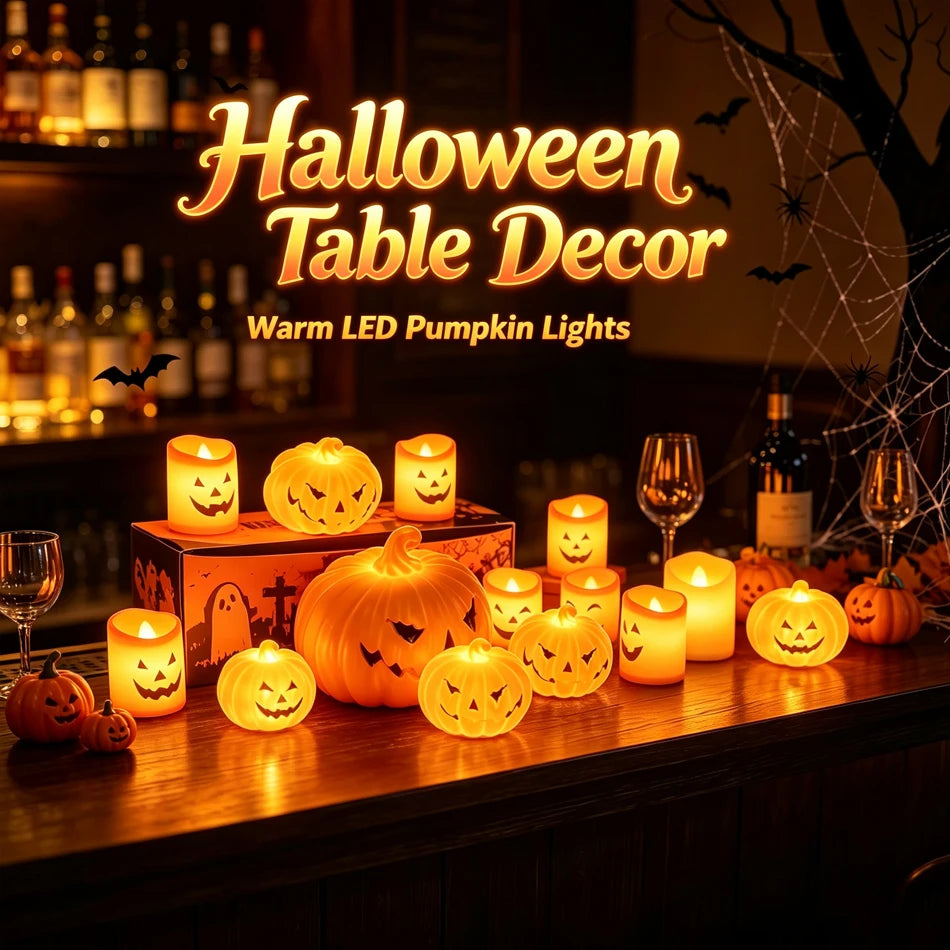 LED Pumpkin Jack O Lantern Halloween Light – image 10