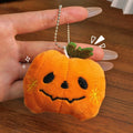 Halloween Plush Keyring Pumpkin Ghost Bat – image 16