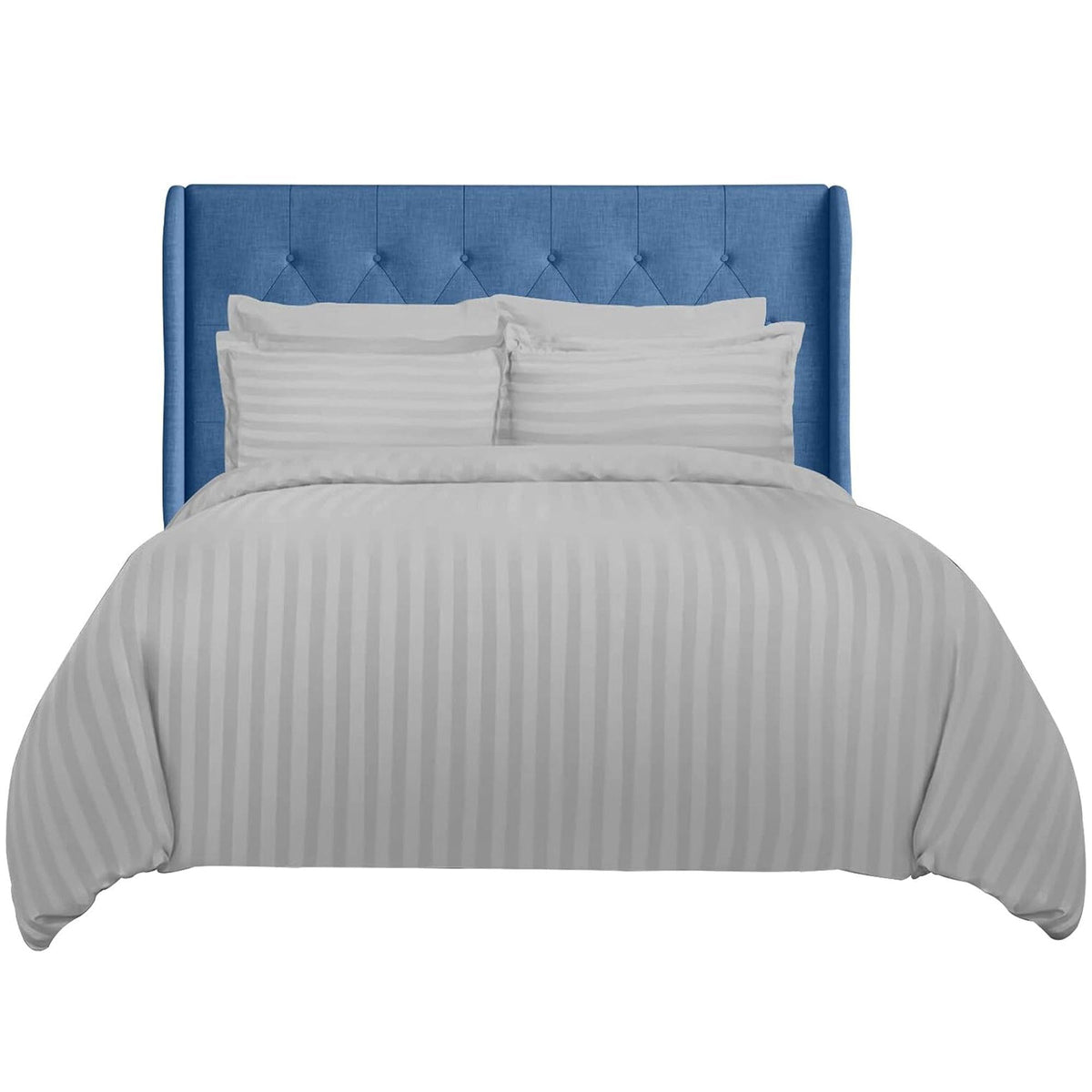 Satin Stripe Duvet Cover Set – image 10