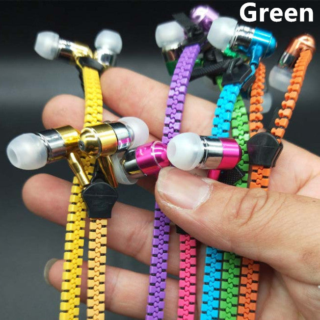 Glowing Zipper Earphones – Tangle-Free – image 7