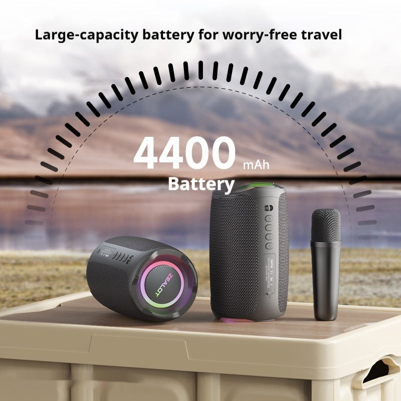 Portable Karaoke Bluetooth Speaker with Microphone – image 5