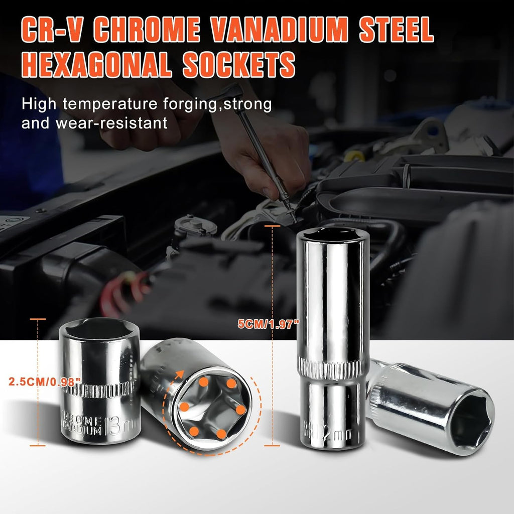 53-Piece Drive Socket Set – image 3