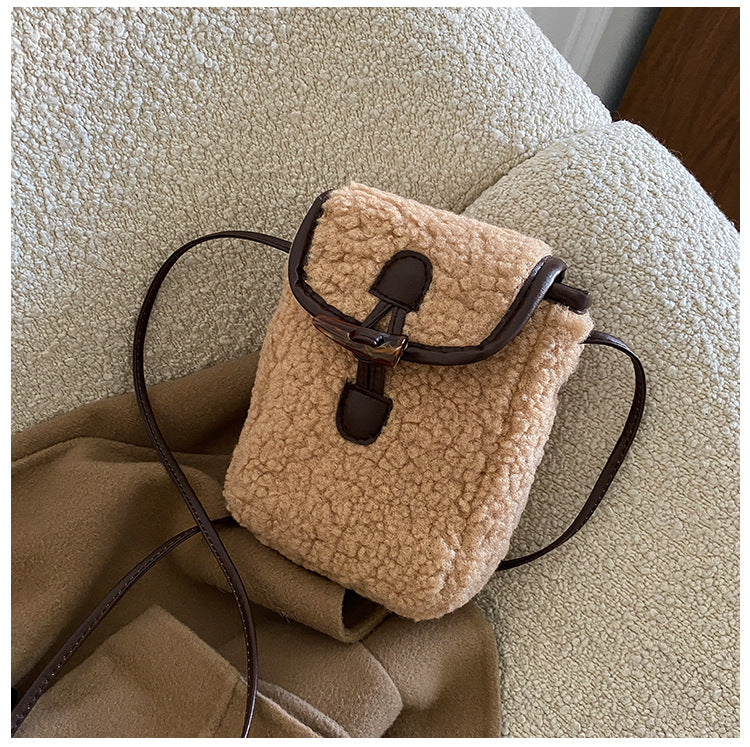 Teddy plush crossbody bag - image 3
