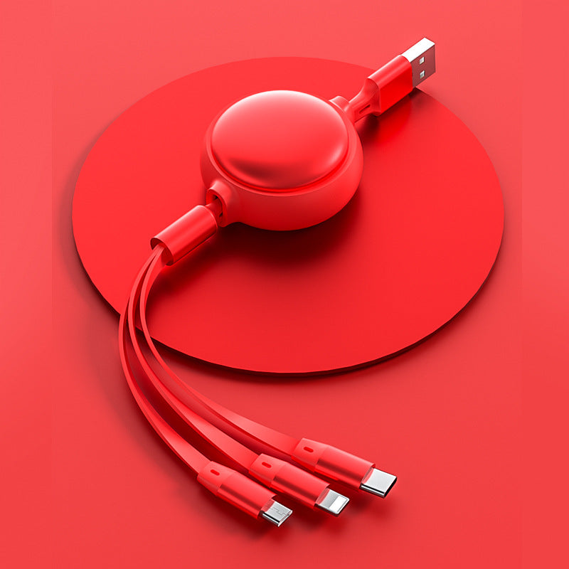 Retractable 3-in-1 USB Charging Cable – image 2