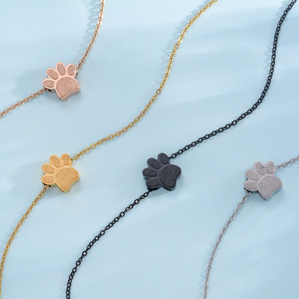 Pet Lover Gift Set – Paw Print Locket Necklace & Memorial Keyring – image 3