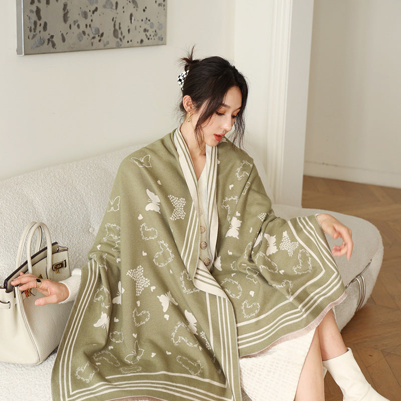 Women's Thick Warm Winter Scarf – image 14