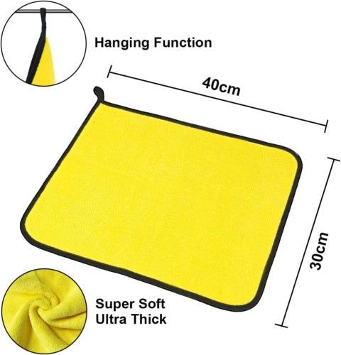 12-Piece Microfibre Cleaning Cloths – image 3