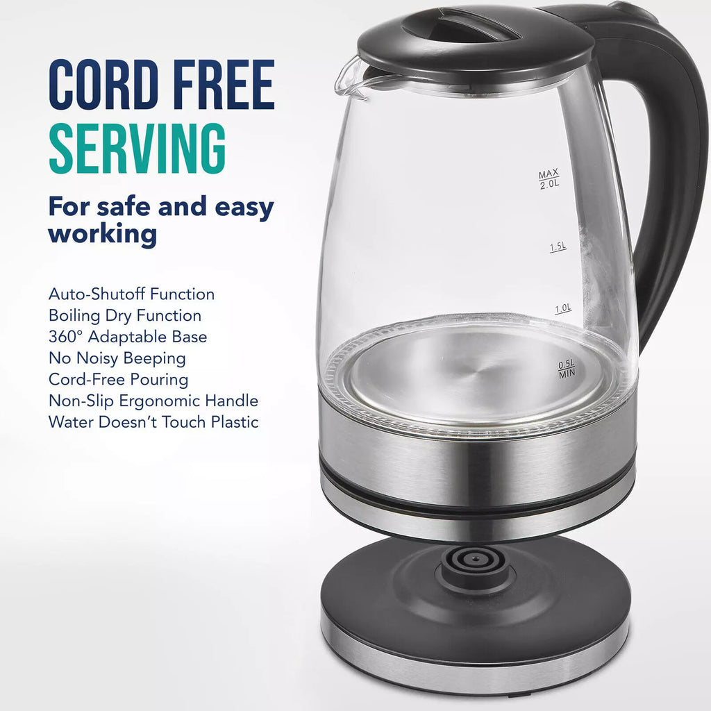 2L Glass Electric Kettle – image 4