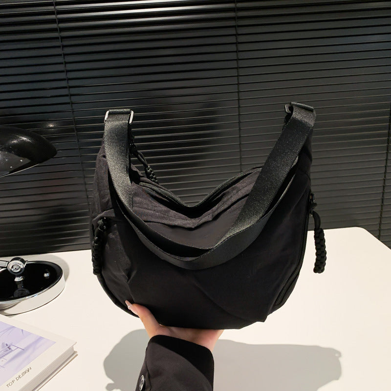Nylon Washed Cloth Shoulder Bag Large-capacity – image 6