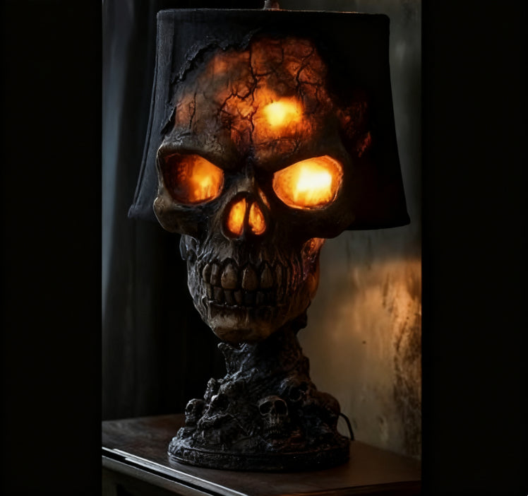 Halloween Skull Desk Lamp – image 3
