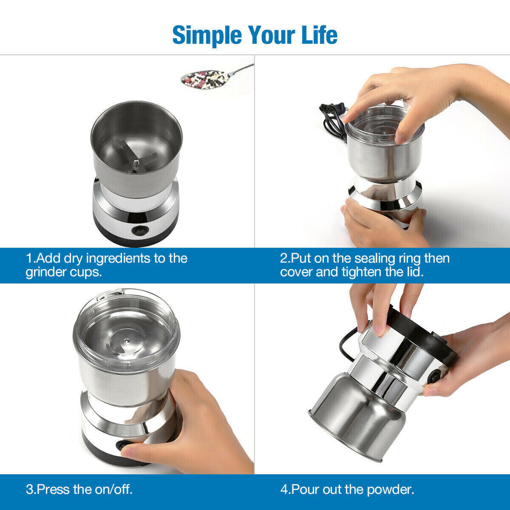 Electric Coffee Bean & Spice Grinder – image 3