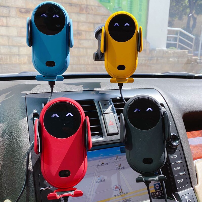 Infrared Auto-Sensing Wireless Car Charger Mount – image 6