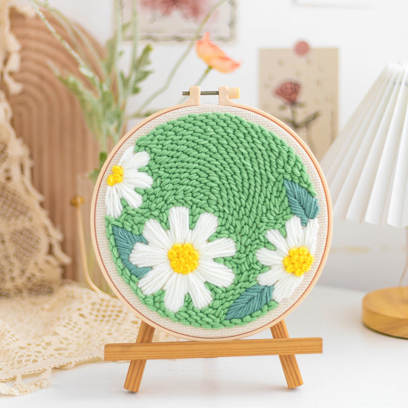 Handmade DIY Russian Wool Poke Embroidery Material – image 11