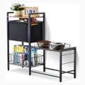 Pet Feeding Station With Storage, Elevated Dog Bowls, Raised Dog Bowl Stand, Dog Food Storage And Feeder Station