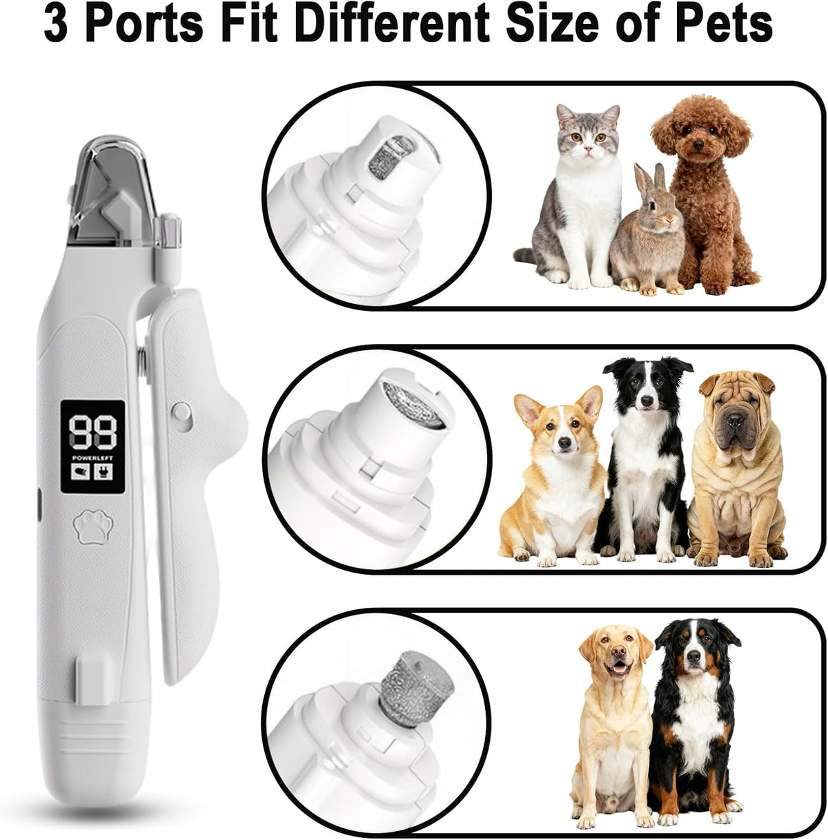 2-in-1 LED Pet Nail Grinder & Clipper – image 7