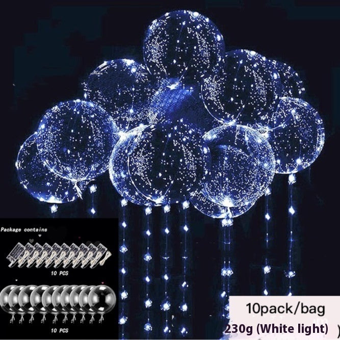 Helium Floating Air Led Glowing Balloon Party – image 4
