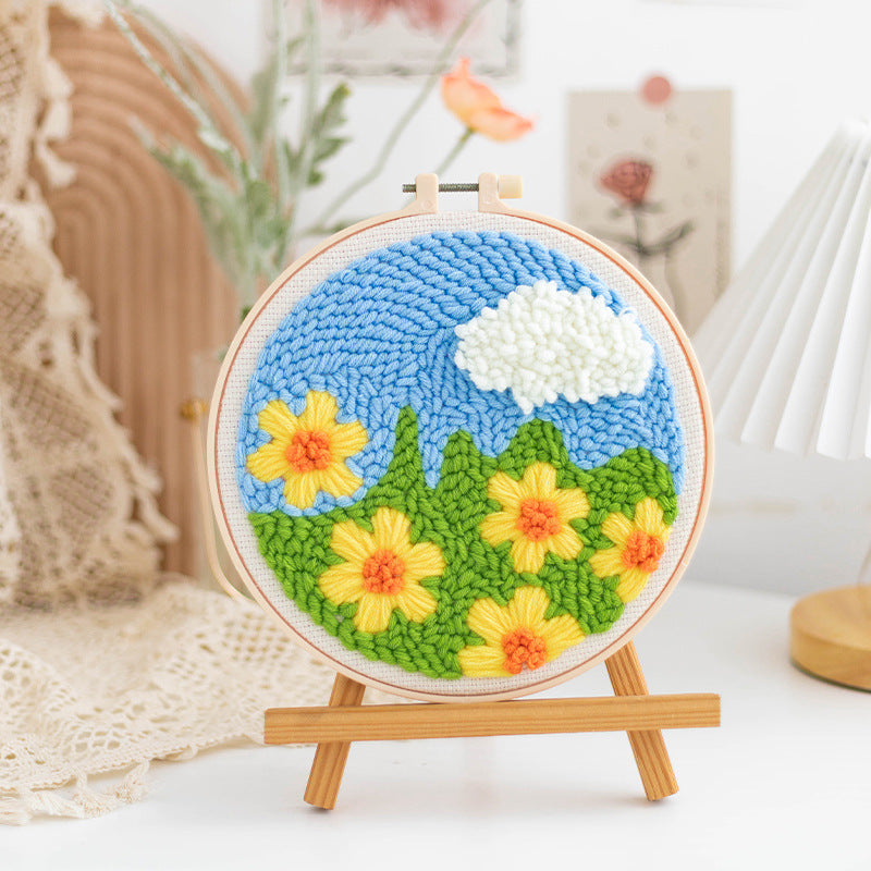 Handmade DIY Russian Wool Poke Embroidery Material – image 20