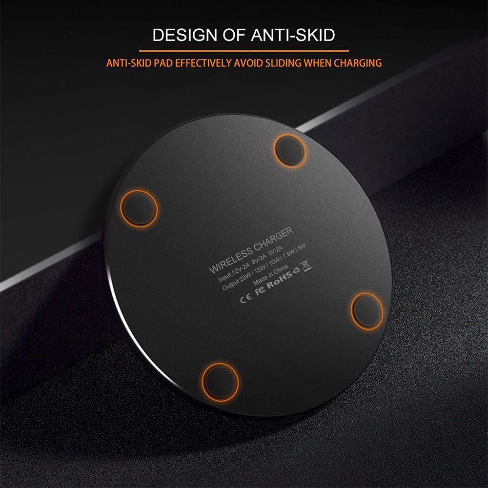 20W Fast Wireless Charger – Fabric Finish – image 9