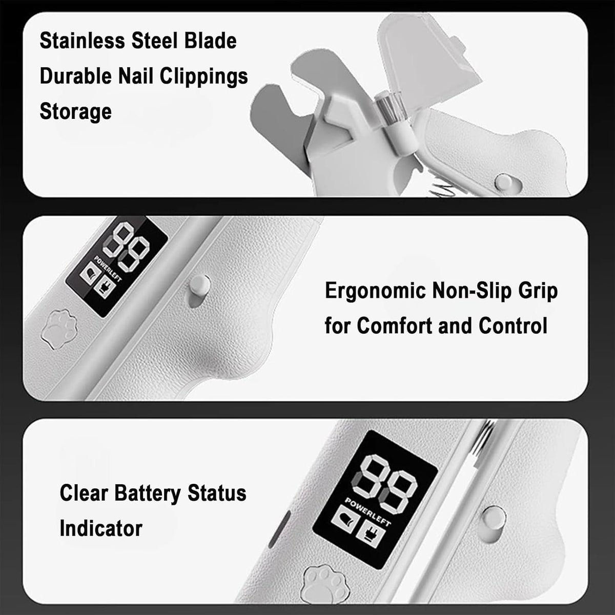 2-in-1 LED Pet Nail Grinder & Clipper – image 4
