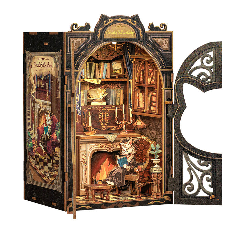 Small Frame Book Stand Assembled Model Miniature Diy – image 5