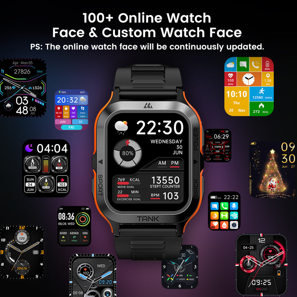 Water-Resistant Silicone Smart Watch