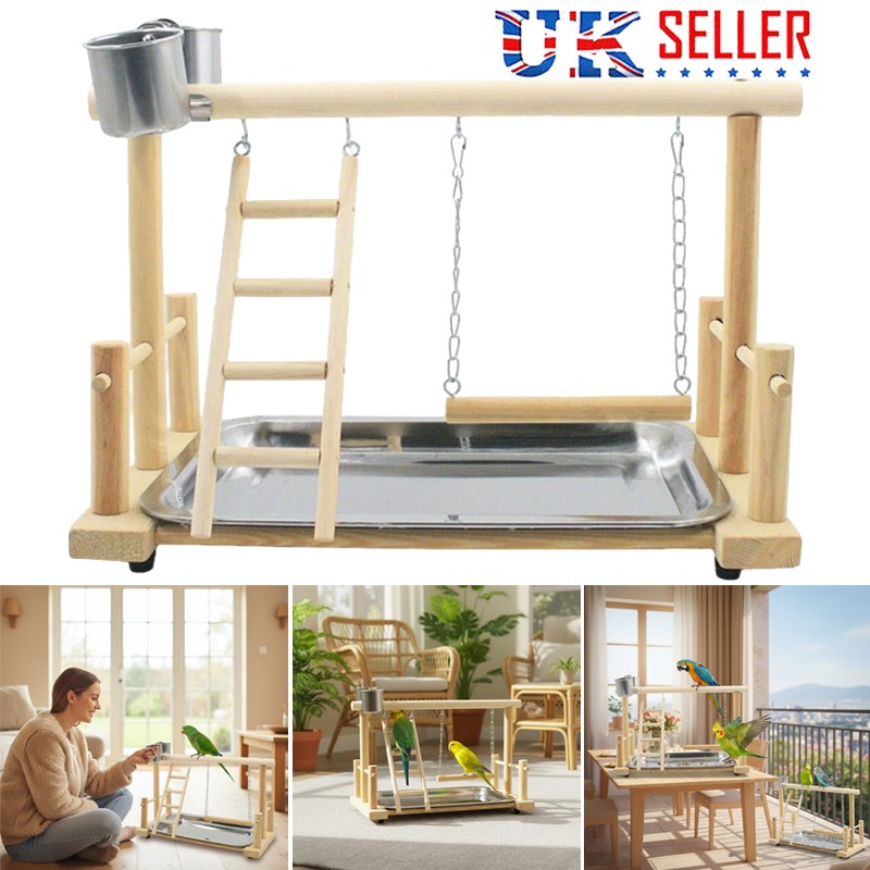 Parrot Playstand Bird Plays Stand Cockatiel Playground – image 10