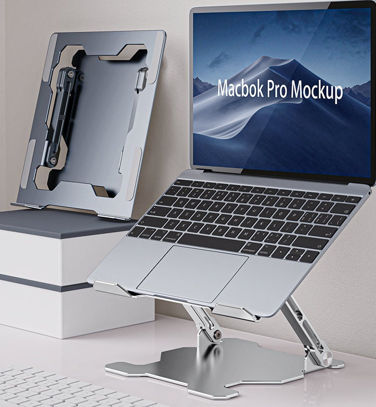 Adjustable Aluminum Laptop Stand – Ergonomic Riser – image 9