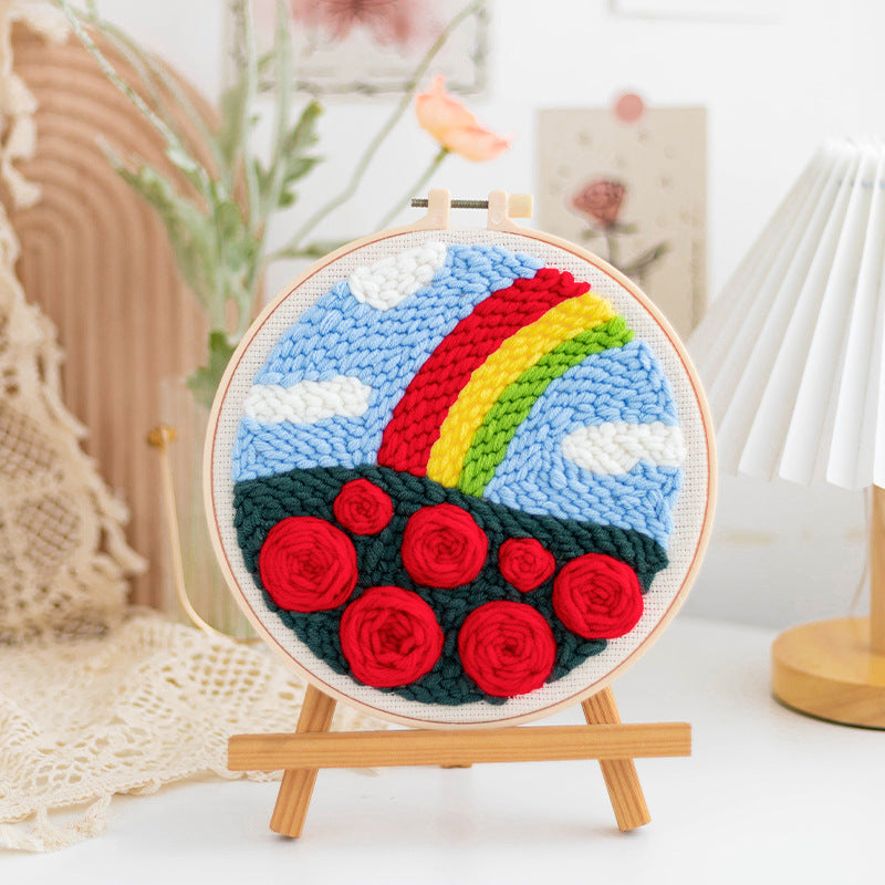 Handmade DIY Russian Wool Poke Embroidery Material – image 9