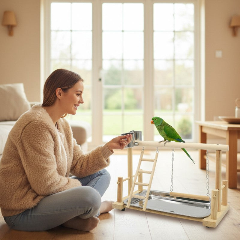 Parrot Playstand Bird Plays Stand Cockatiel Playground – image 9