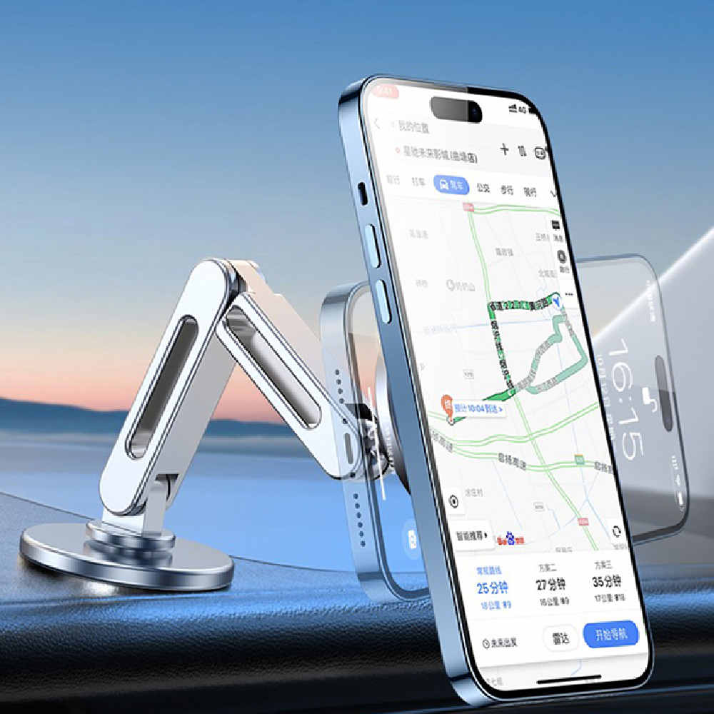 Aluminum Car Phone Bracket Base – 17mm Mount