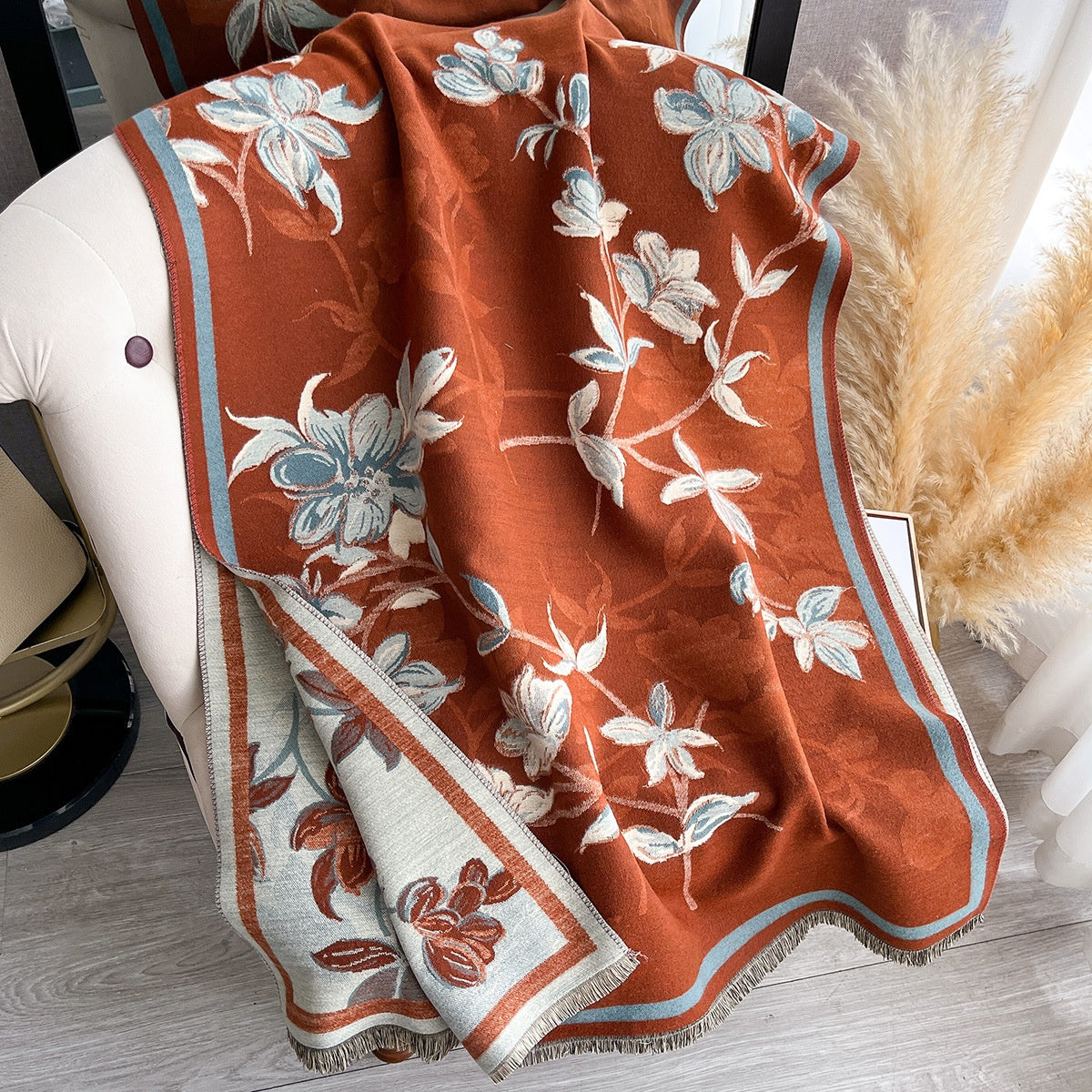 Double-Sided Thick Thermal Winter Scarf – image 9