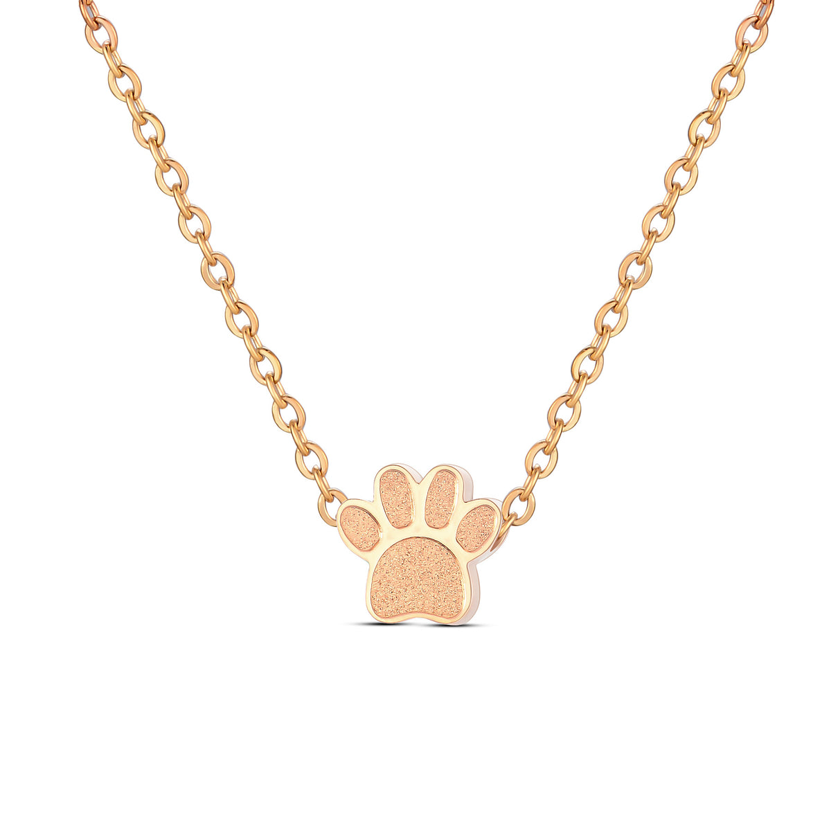 Paw print locket necklace – image 7