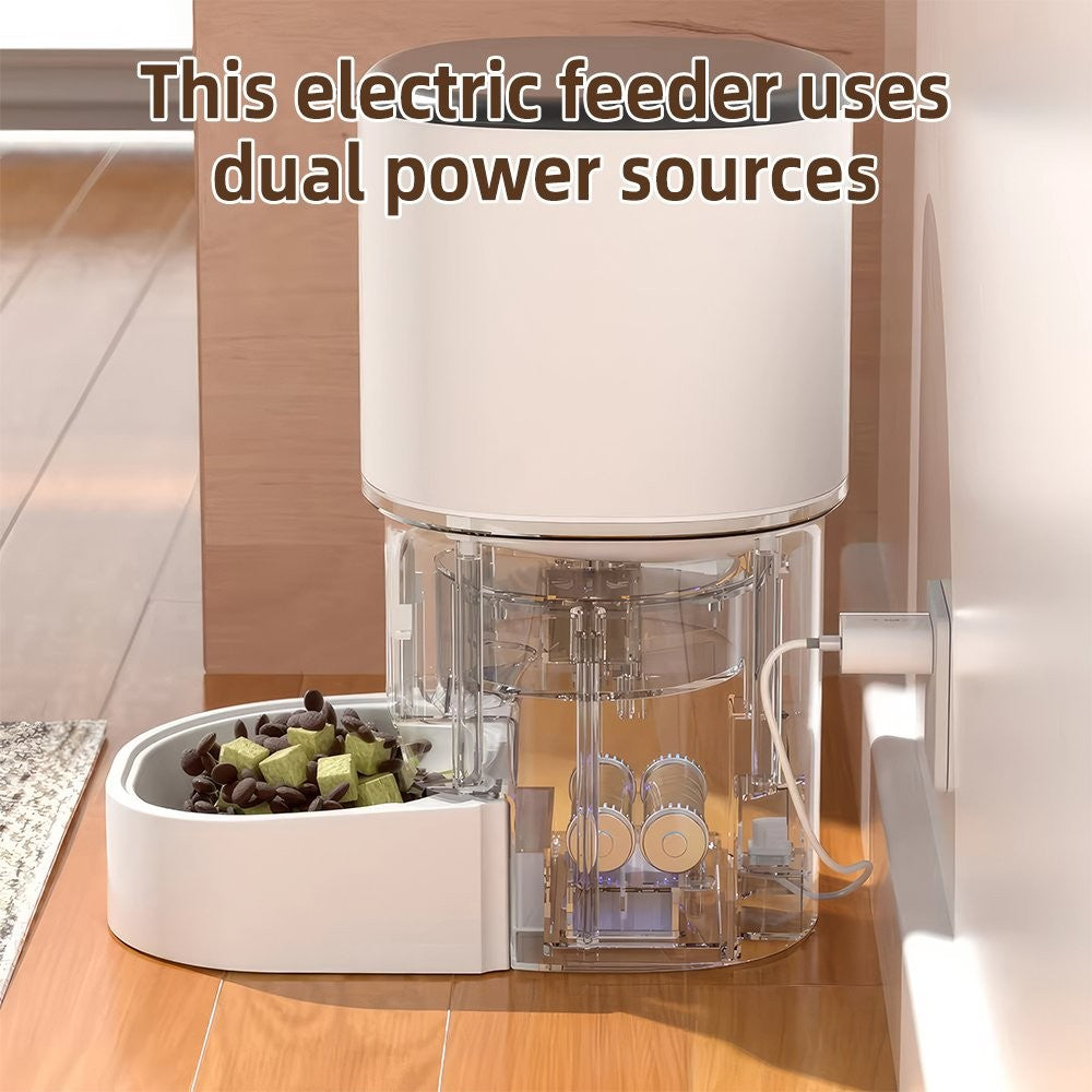 4L Pet Cat Feeder Automatic With Timer Food Dispenser – image 9
