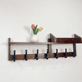 Coat Hooks Wall Mounted With Shelf Key Holder Mail – image 4
