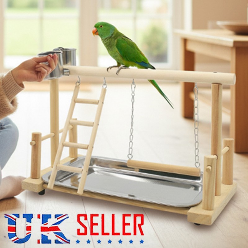 Parrot Playstand Bird Plays Stand Cockatiel Playground – image 2