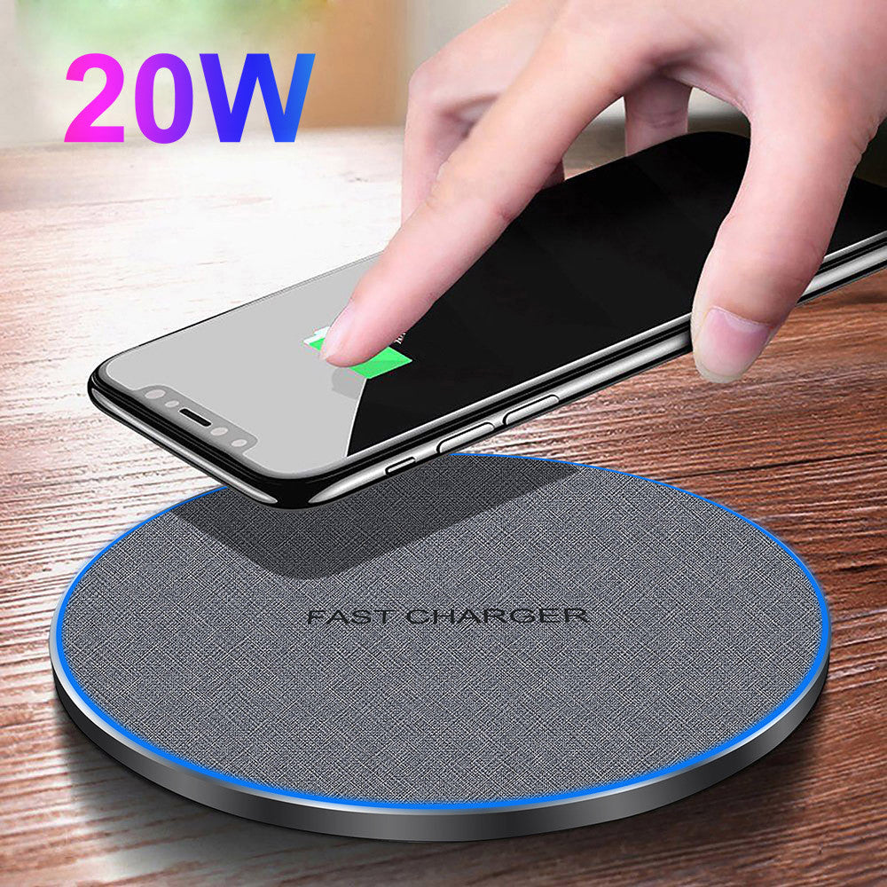 20W Fast Wireless Charger – Fabric Finish