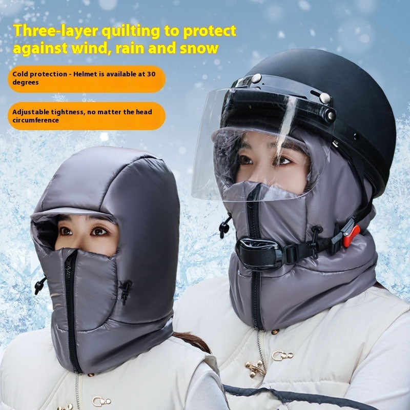 Women's Winter Warm Hat with Ear Protection & Scarf – image 4