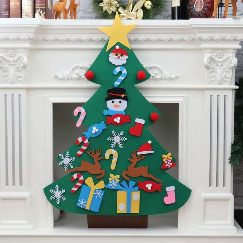 DIY Felt Christmas Tree With Three-dimensional – image 2