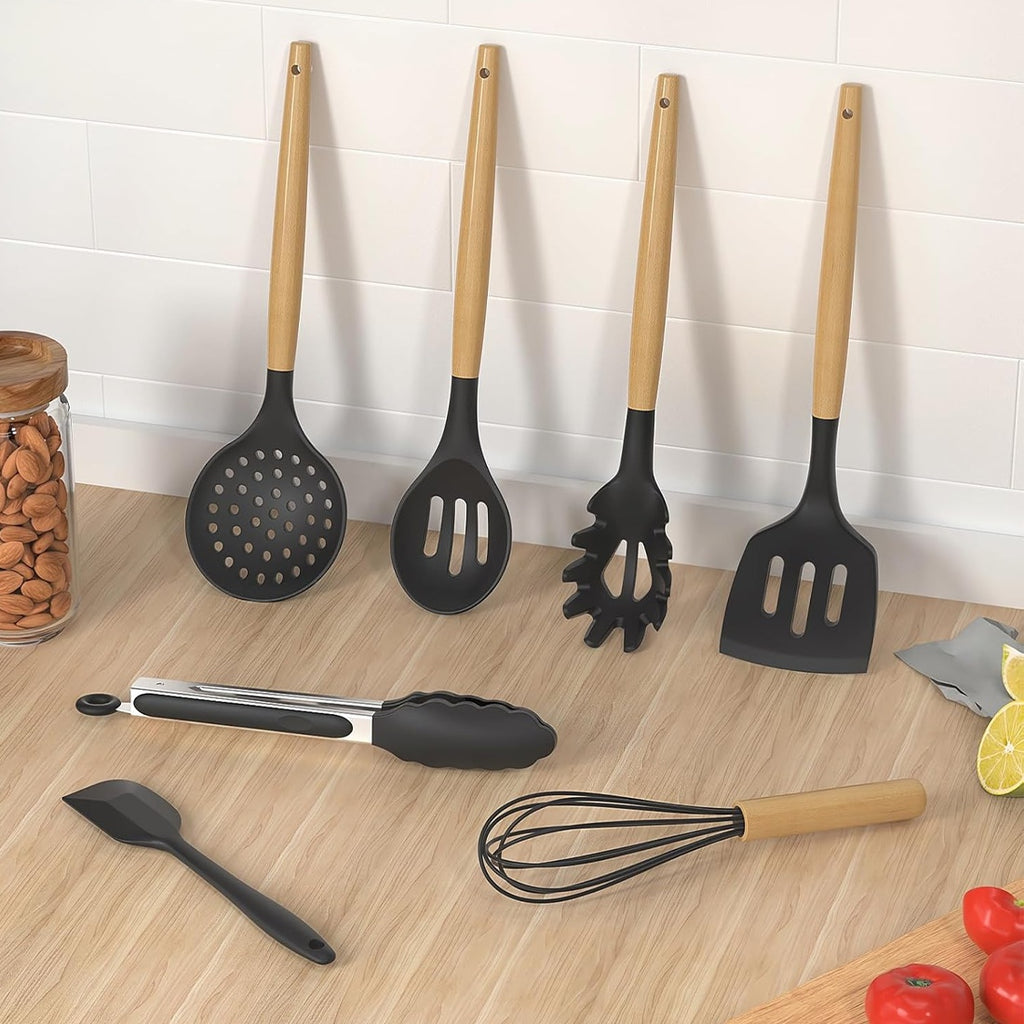14-Piece Silicone Kitchen Utensil Set – image 4