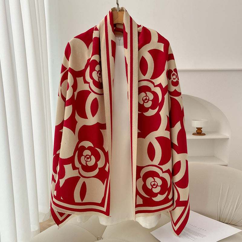 Retro Soft Winter Scarf – image 3