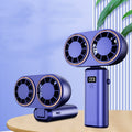 USB Rechargeable Foldable Handheld & Neck Fan – image 5