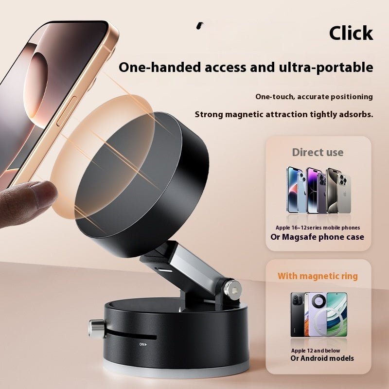 Foldable Vacuum Car Phone Mount – Magnetic Grip – image 5