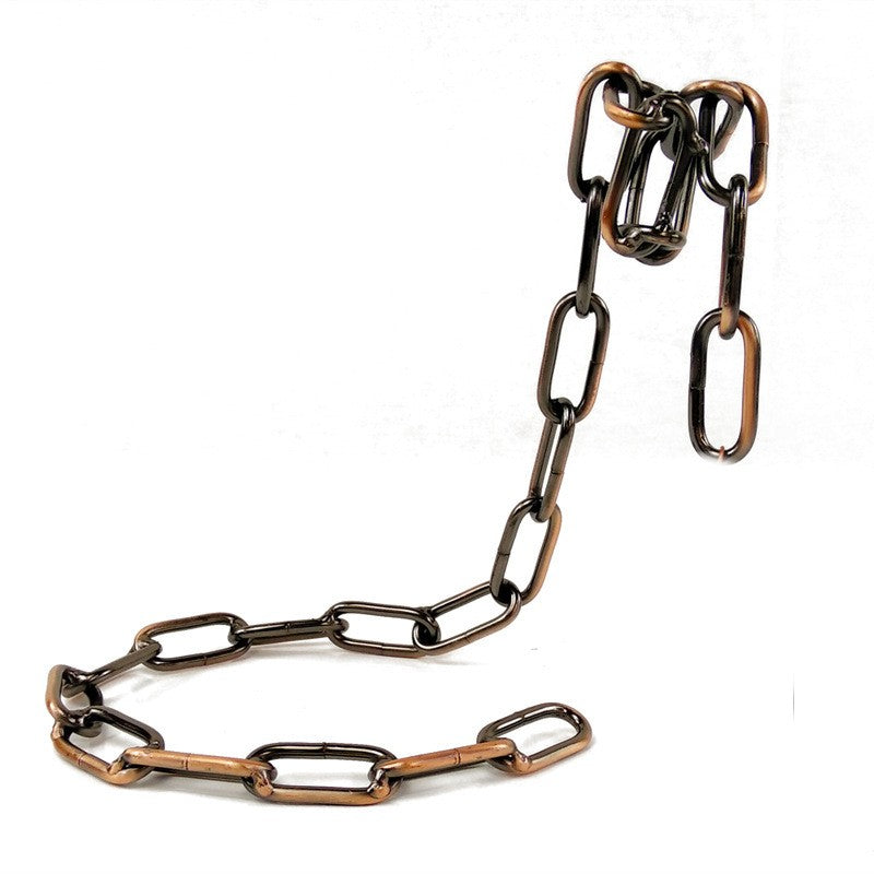Hanging Iron Chain Wine Rack – image 5