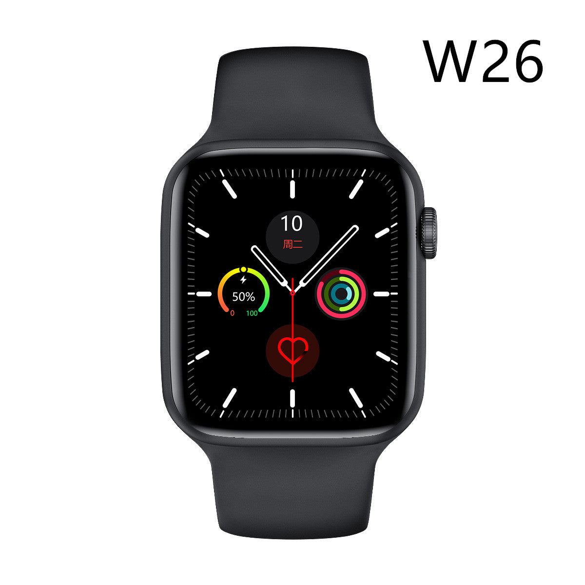 Bluetooth Calling Smart Watch – Magnetic Charging, Alloy Case (S6 W26) – image 6