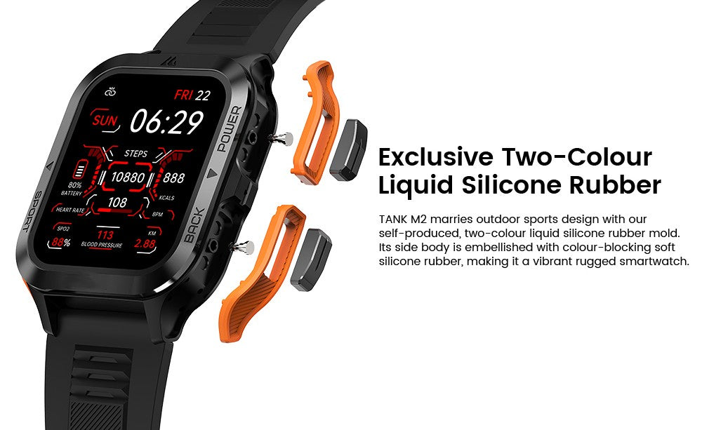 Water-Resistant Silicone Smart Watch – image 6