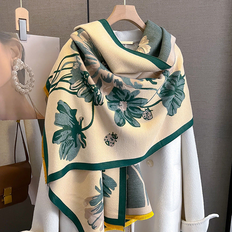 Double-Sided Thick Thermal Winter Scarf – image 2