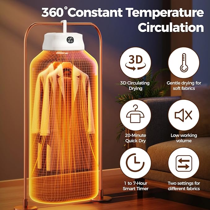 Portable Mini Clothes Dryer – image 6