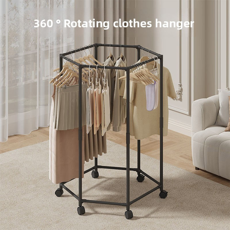 360° Rotating Garment Rack with Wheels – image 10