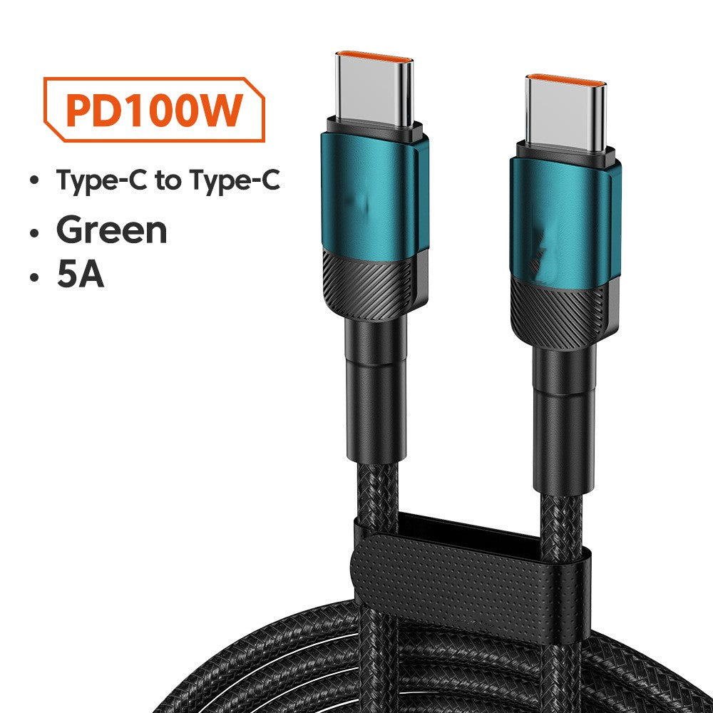 100W Fast Charging Braided USB-C Cable – image 9